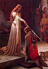 Edmund Blair Leighton The Accolade painting